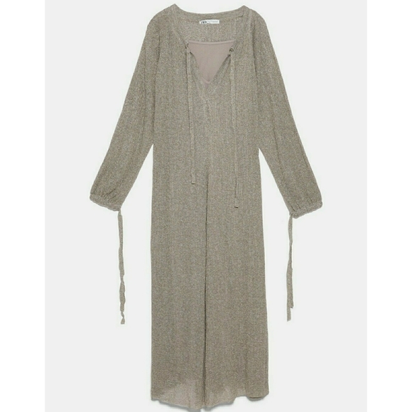 ZARA| Metallic Thread Knit Dress - Picture 5 of 14